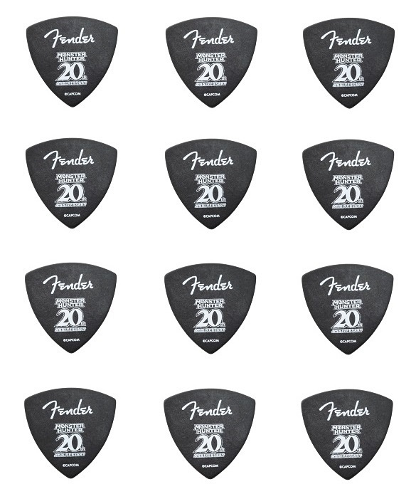 Fender Monster Hunter Collaboration Picks Rathalos 【完全数量限定