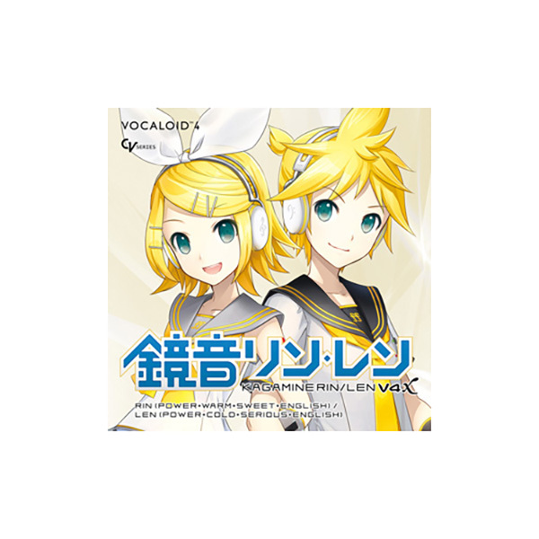 CRYPTON KAGAMINE RIN LEN V4X (incl. ENGLISH) / DL版 鏡音リン 鏡音レン V4XB 英語版同梱 ボーカロイド ダウンロ