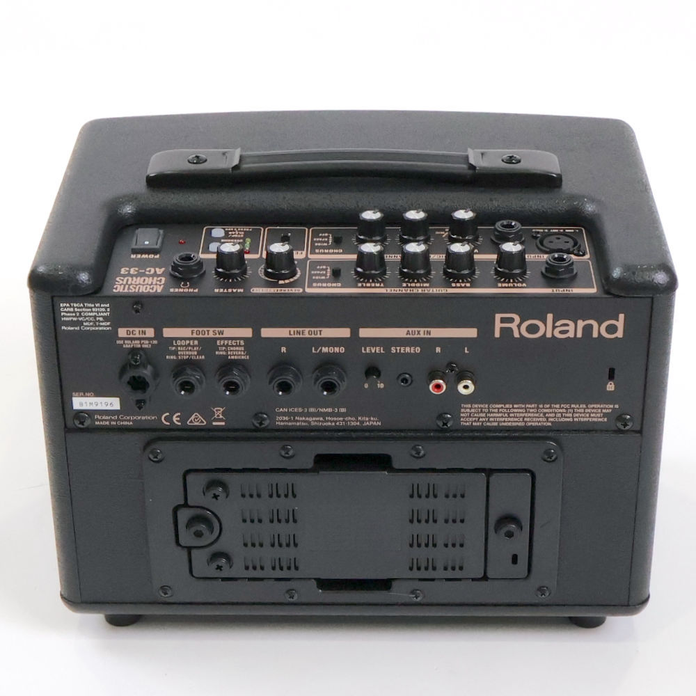 【美品】Roland ローランド　アコースティックアンプ　AC-33 ローランド（Roland） [※お取り寄せ商品] Roland AC-33 Acoustic