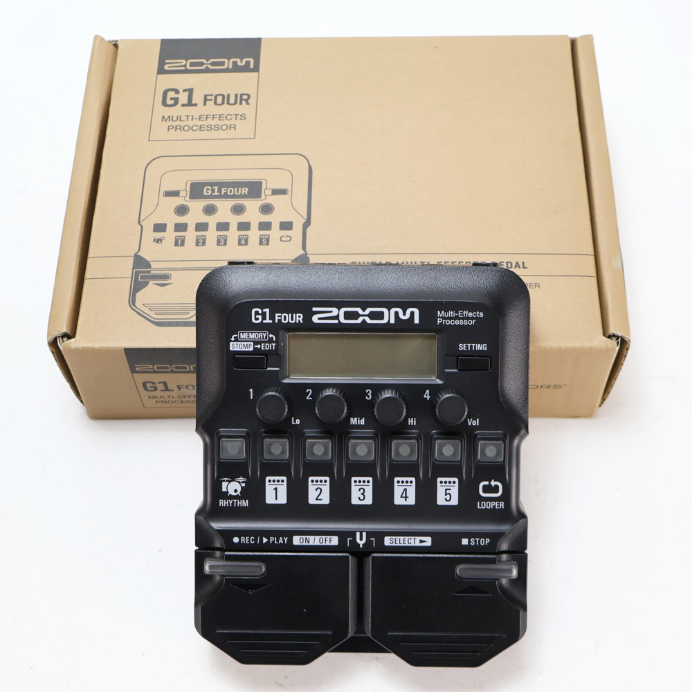 G1 FOUR Zoom マルチエフェクター 中古美品 ZOOM 【中古】 ズーム ZOOM G1 FOUR ギターマルチエフェクター（中古