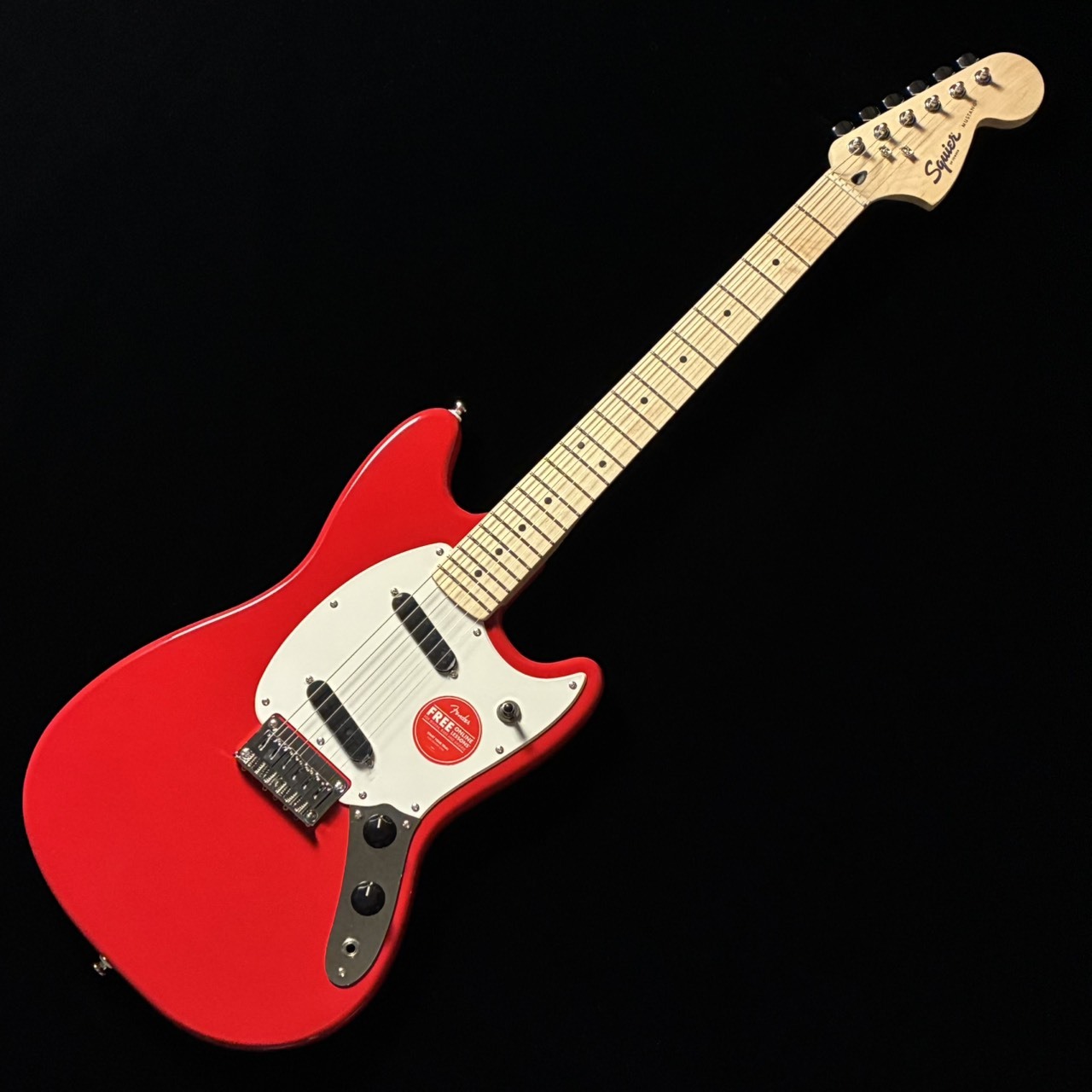 Squier by Fender SONIC MUSTANG Maple Fingerboard White Pickguard