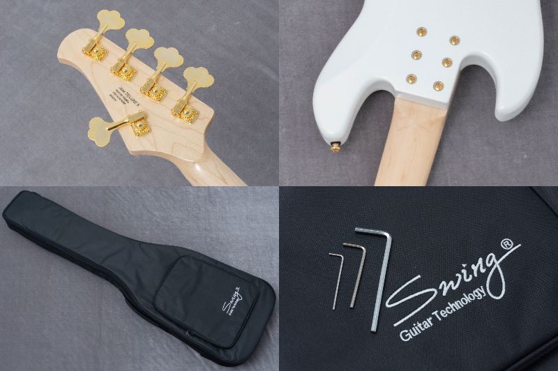 Swing Guitars Jazz Deluxe 5 White 4.54kg #25080010【GIB兵庫