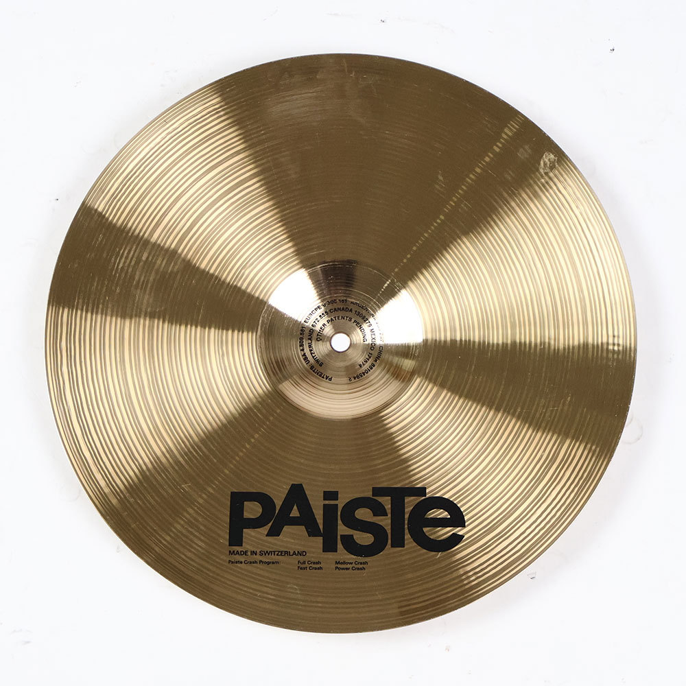 PAiSTe 【中古】 クラッシュシンバル パイステ PAISTE Signature Full