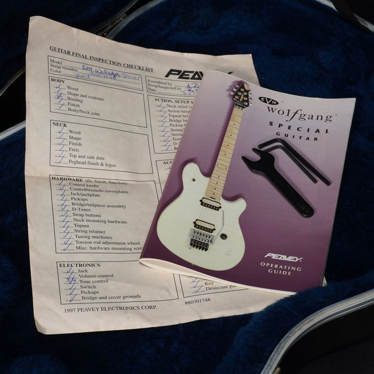 PEAVEY EVH Wolfgang Special Vintage Gold -1998-【御茶ノ水