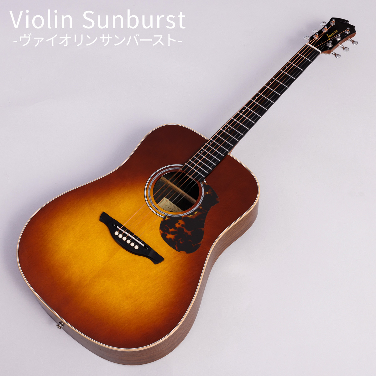 James J-300DII サテンマホガニー ドレッドノート 簡単弦高調整 トップ