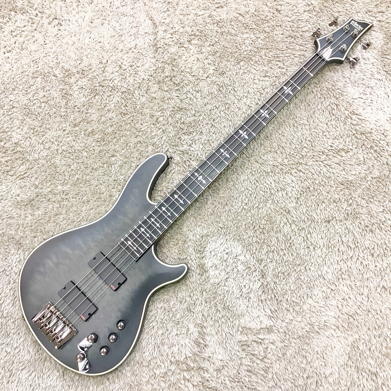 SCHECTER AD-HR-EX-BASS-4 See Thru Black Satin 【美品中古】【2019年