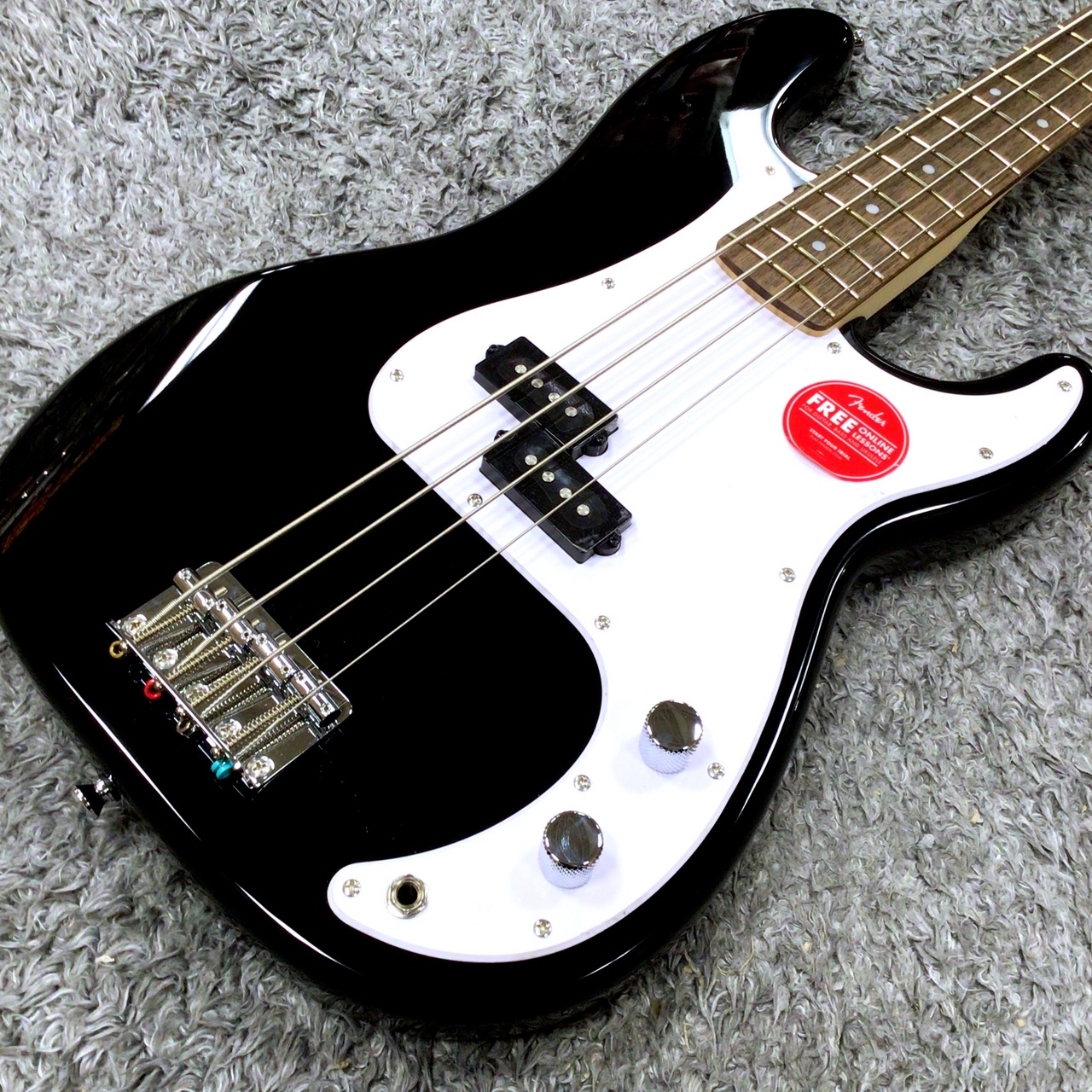 Squier by Fender Sonic Precision Bass Black / Laurel 【定番