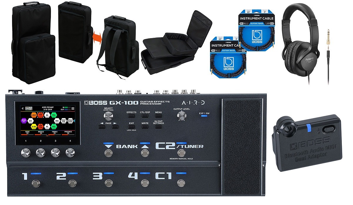 BOSS GX-100 Guitar Effects Processor [BT-DUAL キャリーバック同時 