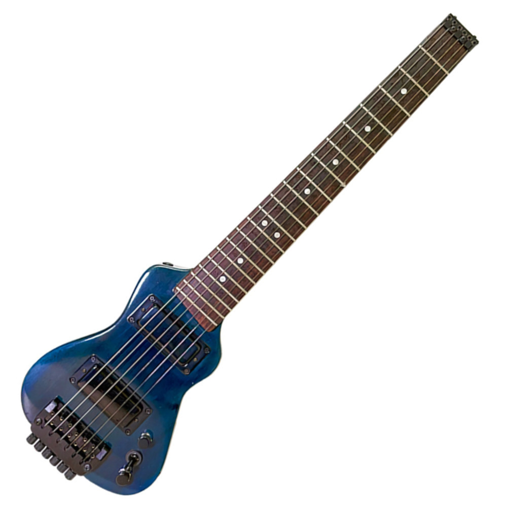 Lap axe EX Black and Blue Rosewood Fretboard エレキギター トラベルギター （新品/送料無料）【楽器検索デジマート】