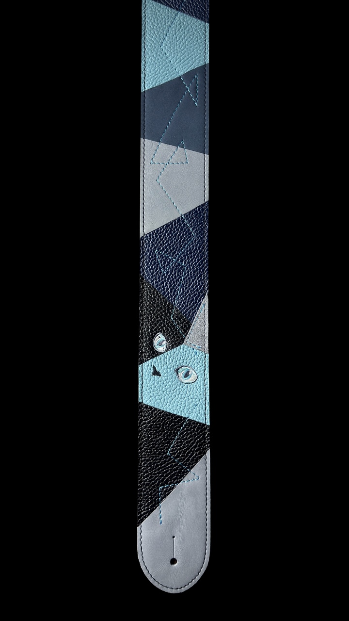 Grande uomo L-Slide Strap PW#56 猫 パッチワークストラップ(CHÉRIE