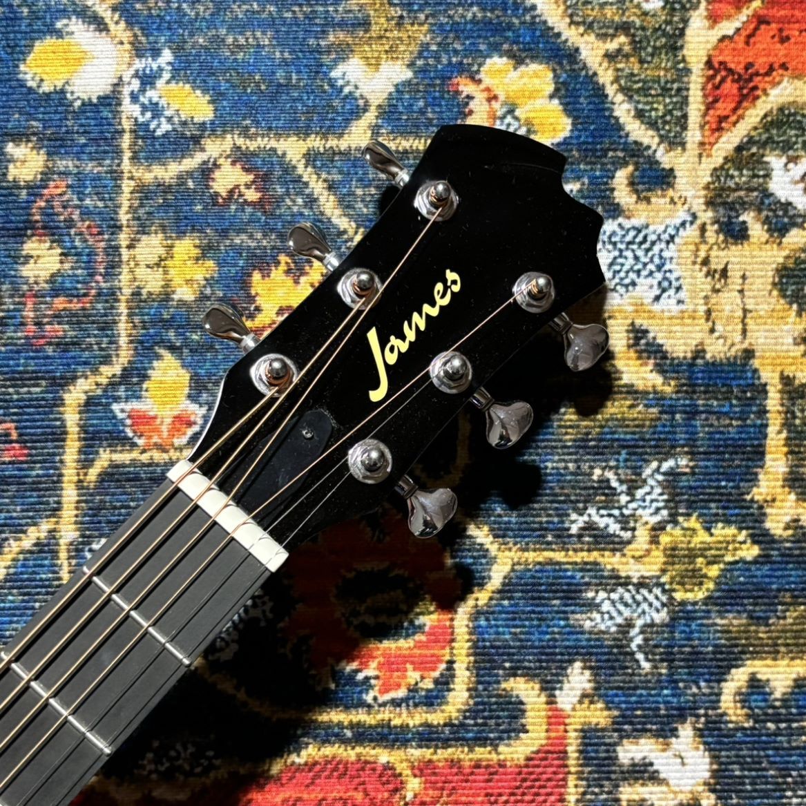 美品James　JD400 ブラック ドレッドノート　トップ単板 James JD400 ジェームス 【 そよら成田ニュータウン店 】 | 島村楽器