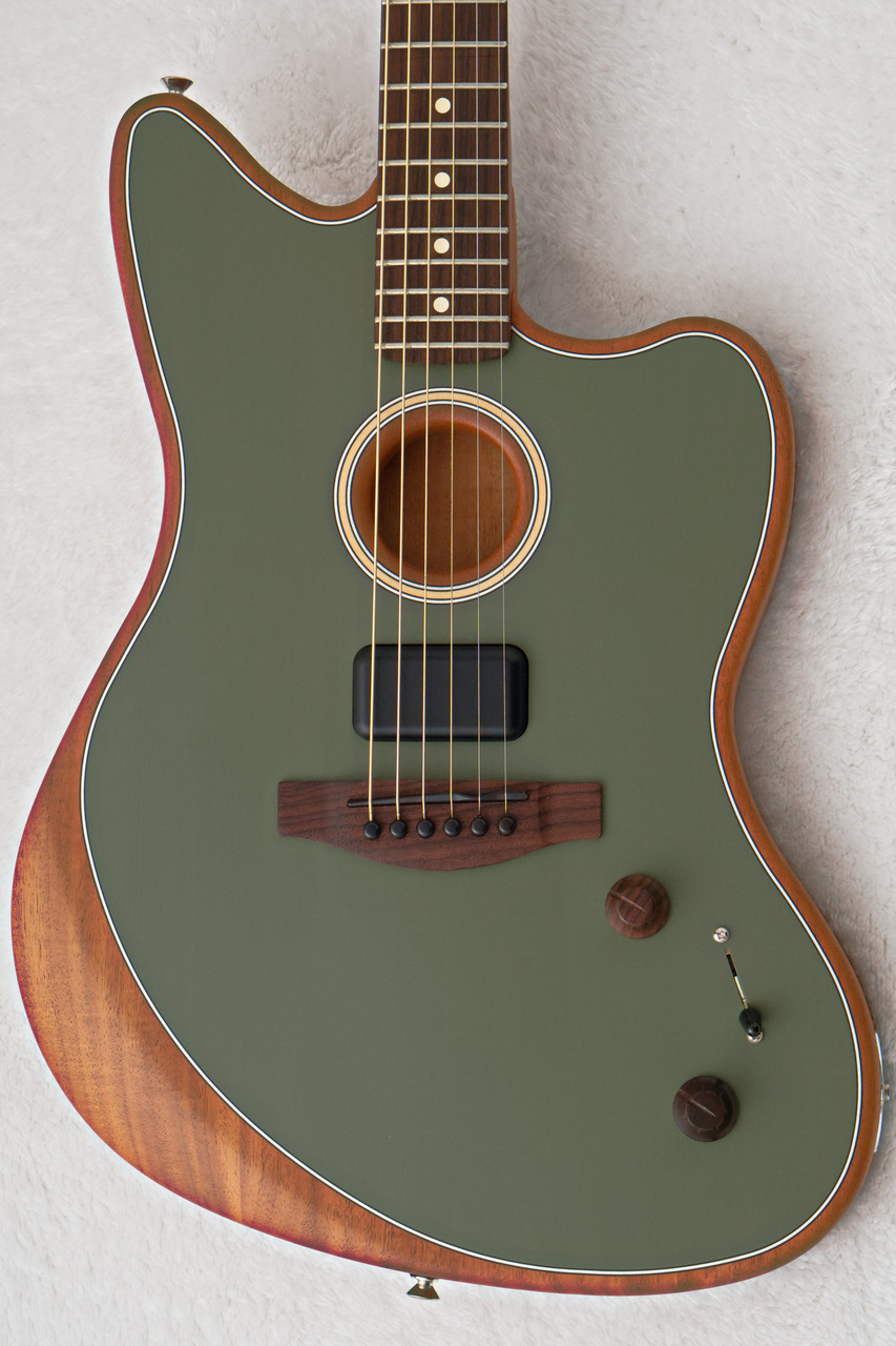 Fender Acoustasonic Player Jazzmaster Antique Olive【2022年製