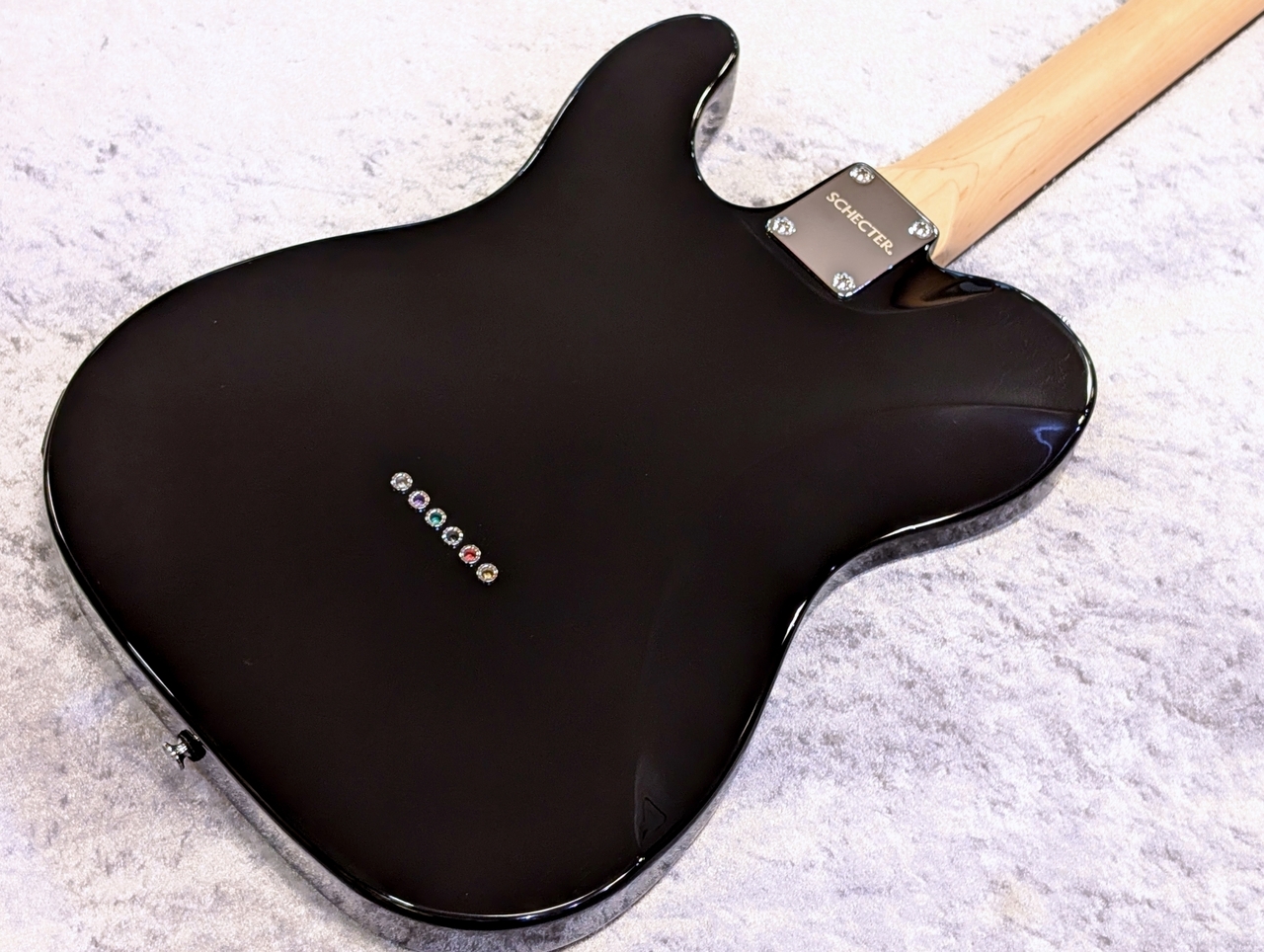 SCHECTER OL-PT-CTM / BLK【3.66kg】【黒べっ甲テレカス!】（新品/送料