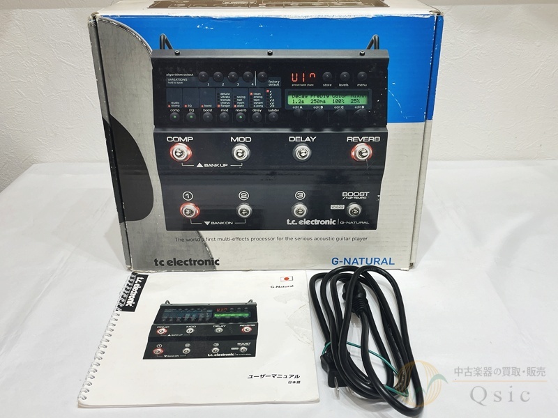 tc electronic G-NATURAL アコギ用マルチエフェクター 【公式通販】