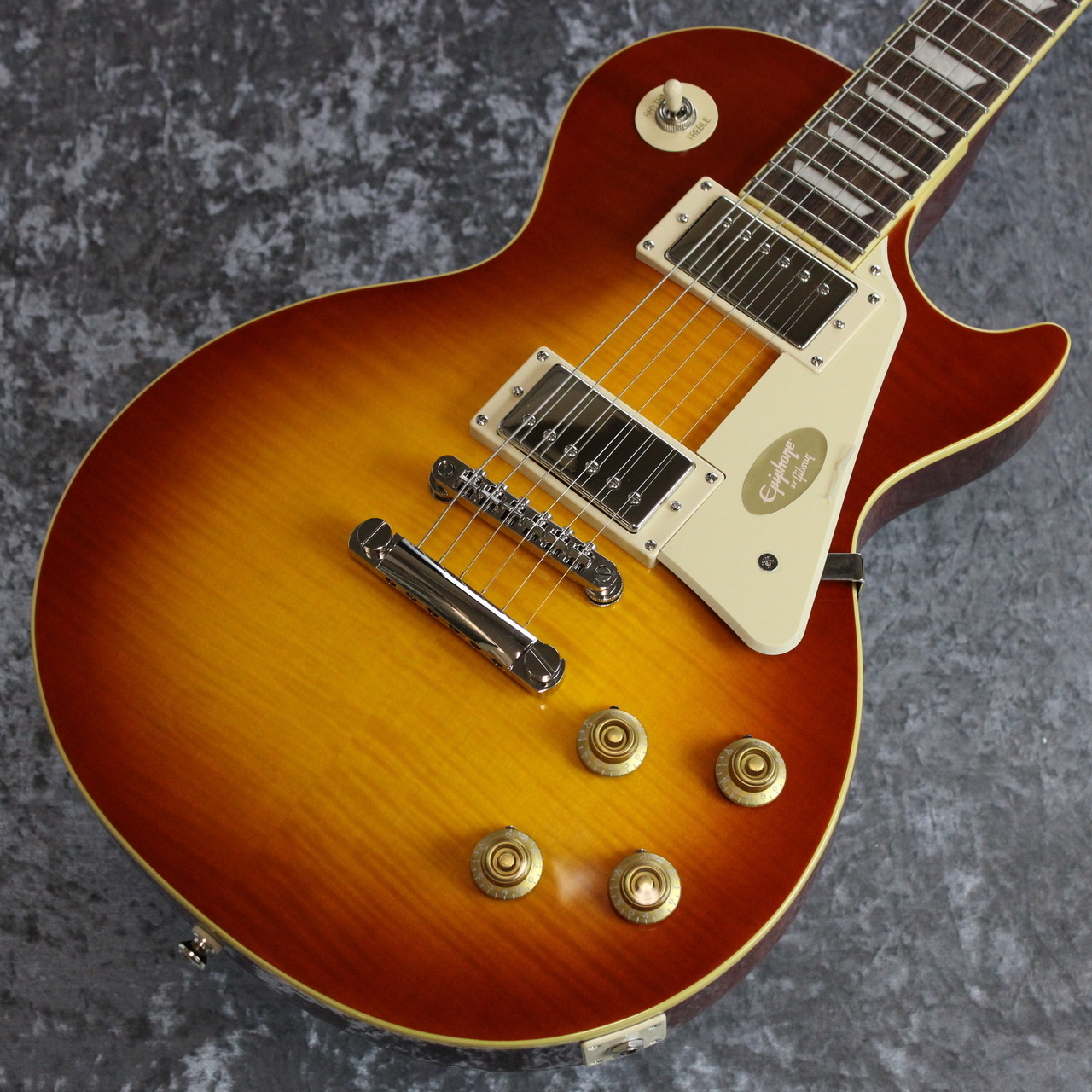 Epiphone Les Paul Standard 50s Figured Top ~Washed Cherry Sunburst