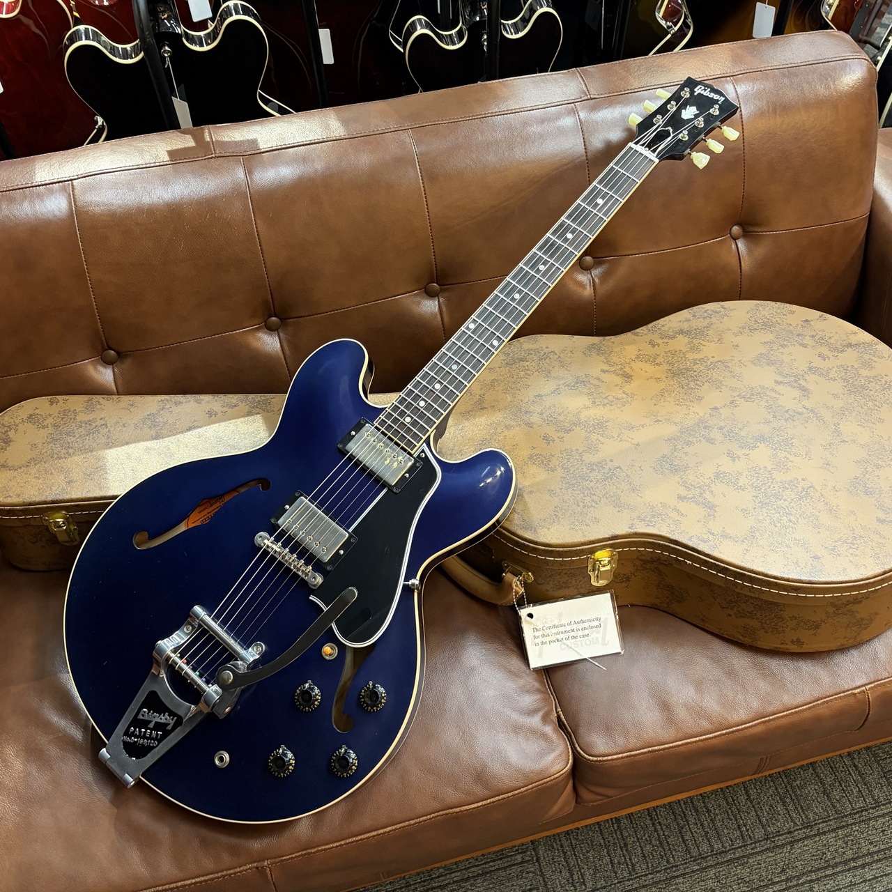 Gibson Custom Shop 【蒼いセミアコ】1959 ES-335 Reissue w/Bigsby