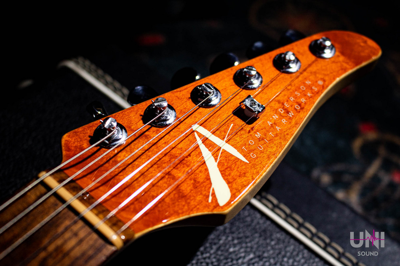 ギター TOM ANDERSON Hollow Drop Top Classic TOM ANDERSON Hollow Drop Top Classic Cajun Red with Binding