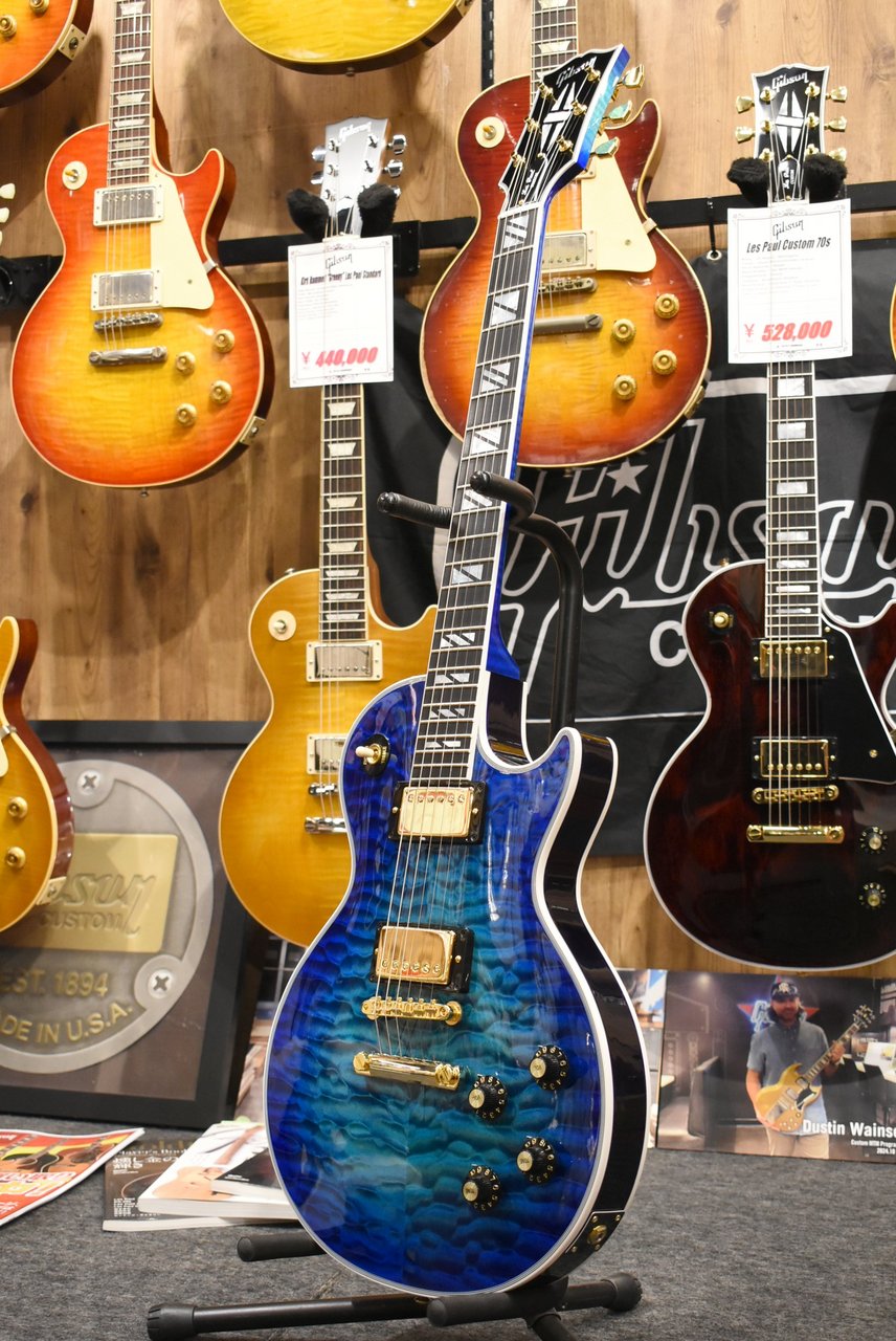 キルトトップギターボディ‼️ Gibson Custom Shop 1968 Les Paul Custom 7A Quilt Top / 5P Figured