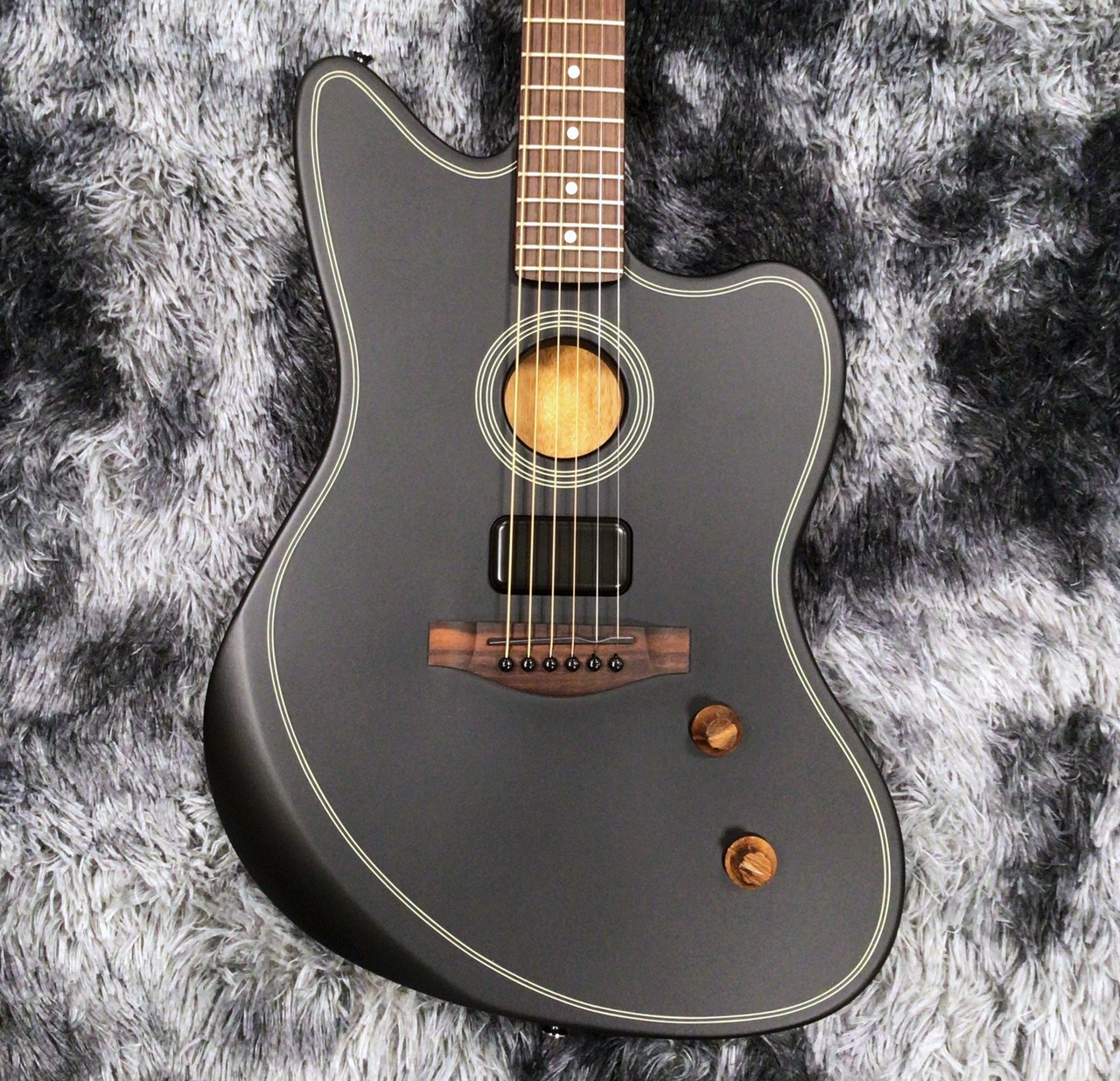 Fender Acoustasonic Standard Jazzmaster Black【2025年NEWモデル】