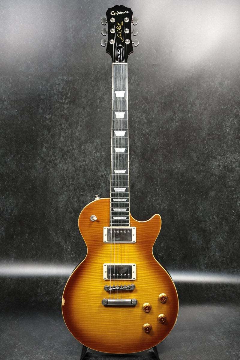 Epiphone Les Paul Standard ハニーバースト｜メンテ済 Epiphone Les Paul Standard Plus Top Pro Honey Burst 【名古屋栄店