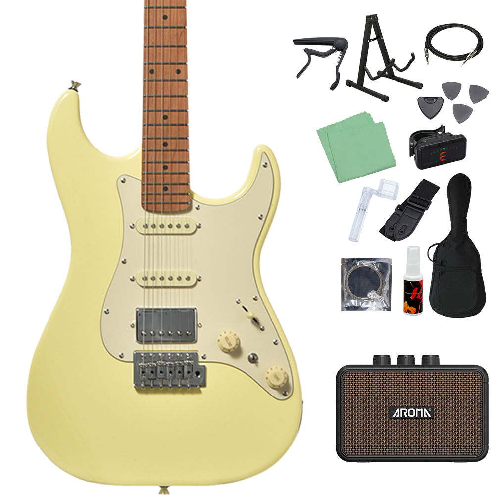 Bacchus GS-2DX RSM/M OWH 初心者14点セット 【ミニアンプ付き】（新品