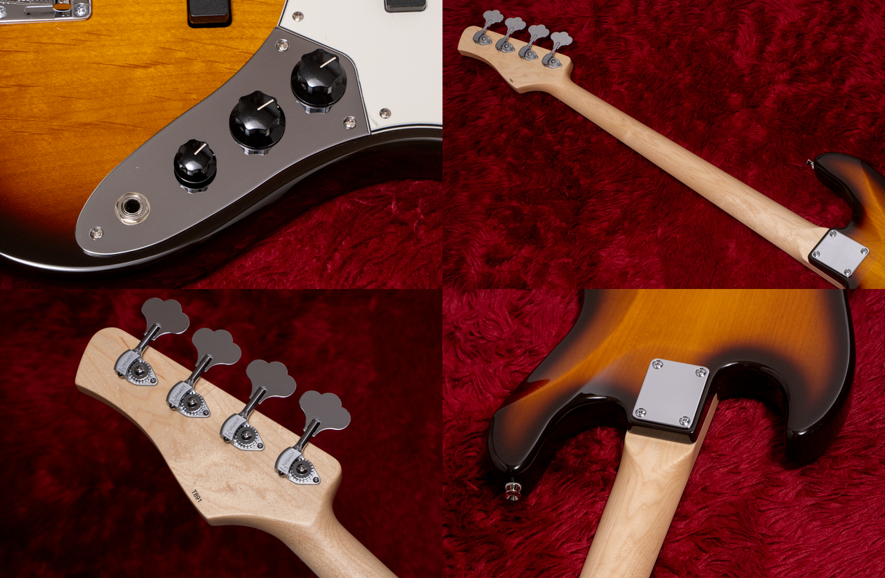 ベース Three Dots JB DGM/R 即納可能】Three Dots Guitars JB Alder/Rosewood /Vintage Blue