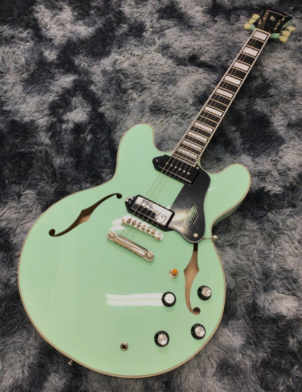 Seventy Seven Guitars EXRUBATO-ZEBRA FINCH Surf Green（新品/送料