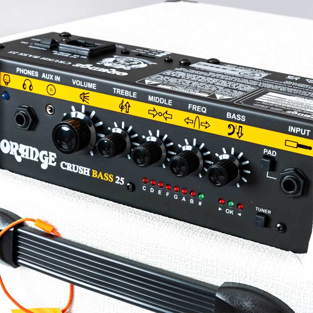 【現行モデルほぼ新品】ORANGE CRUSH BASS 25 ベース用アンプ ORANGE Crush Bass 25B BLK 【25Wベースアンプ】【ブラック