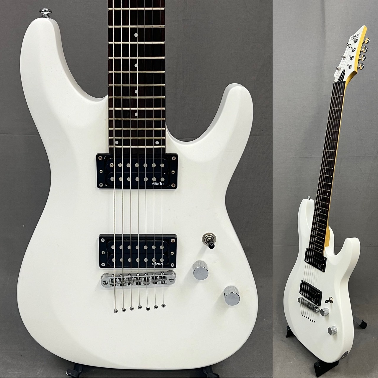 美品 schecter シェクター エレキギター C-7 DELUXE 7弦シェクター