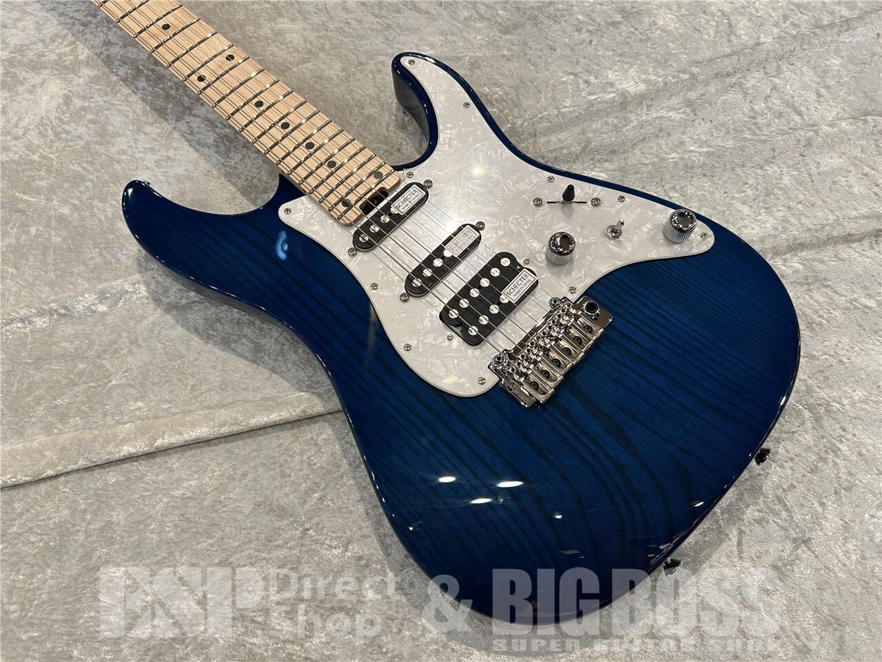 SCHECTER BH-1-STD-24 Maple Fingerboard / Deep Blue 【即納可能