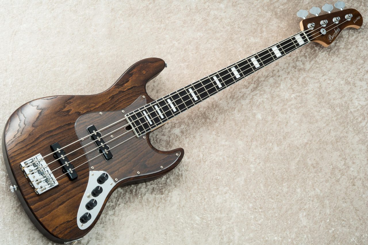 Bacchus woodline 417 カラーオーダー品 WOODLINE417 AC BLK/OIL (Bacchus) （4弦アクティブモデル） Bacchus
