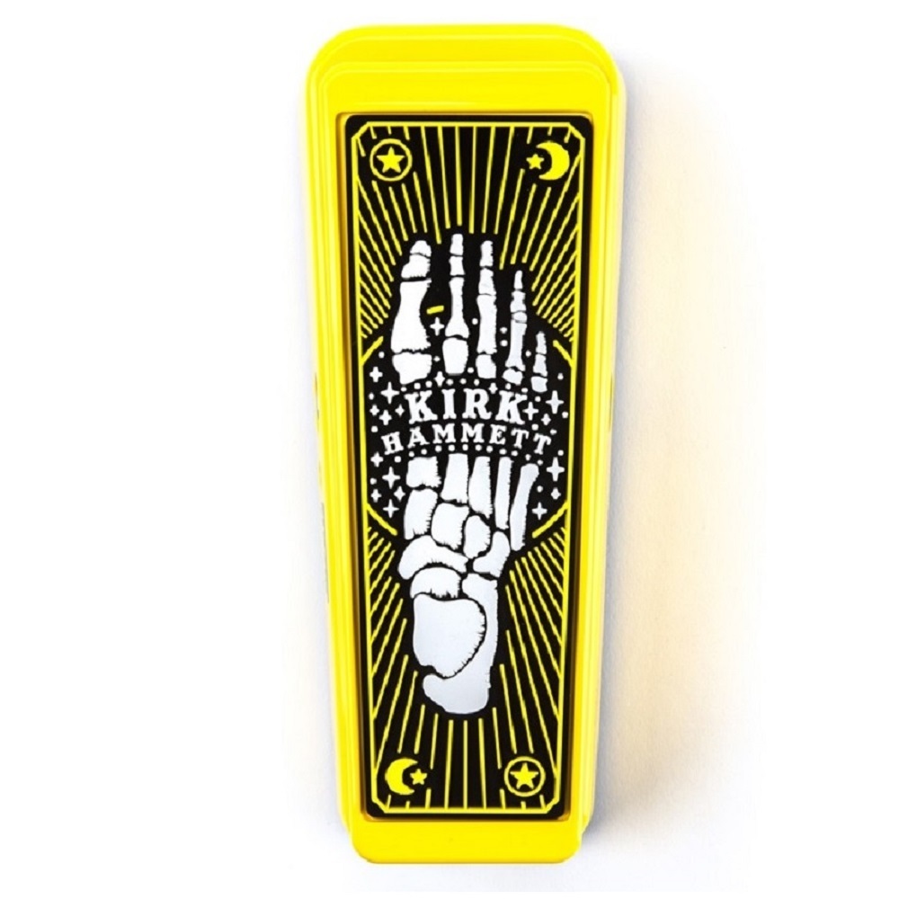 Jim Dunlop KH95Y KIRK HAMMETT CRY BABY WAH YELLOW SPARKLE EDITION