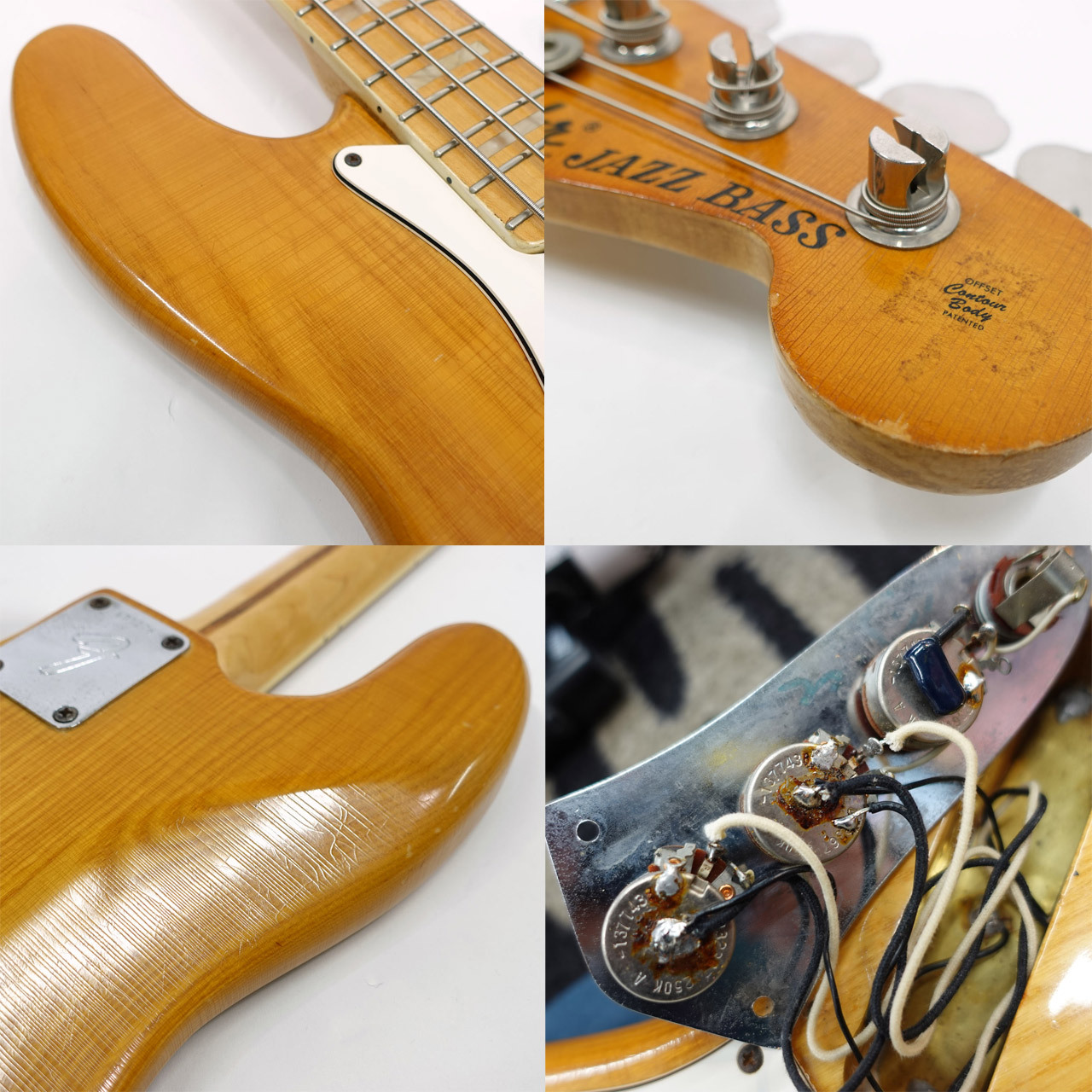 Fender 1974 Jazz Bass Natural < Vintage / ヴィンテージ