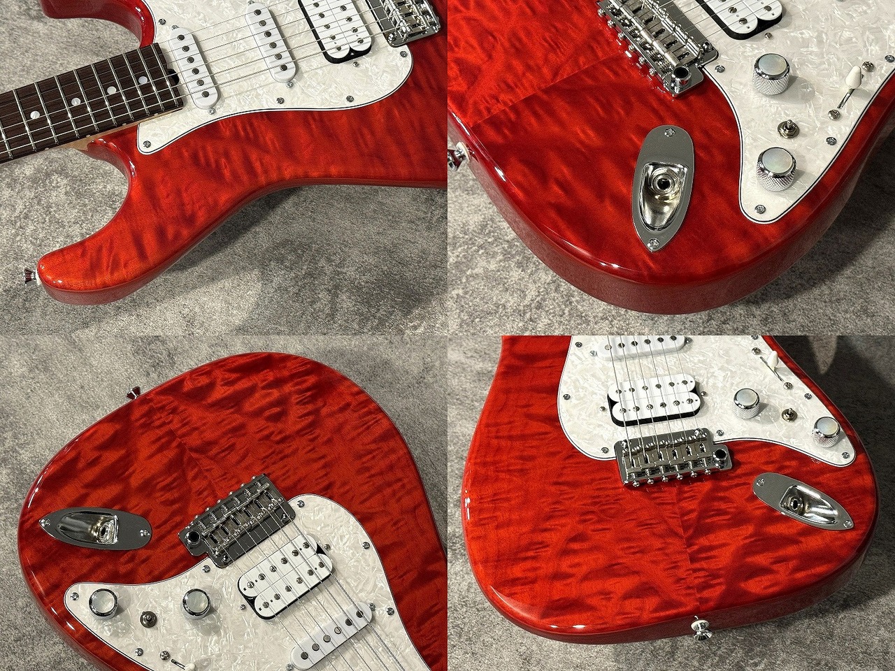 ギター Kino frawdit 22F SSH Ash/Flame Tochi Top Kino frawdit 22F SSH Ash/Flame Tochi Top - メルカリ