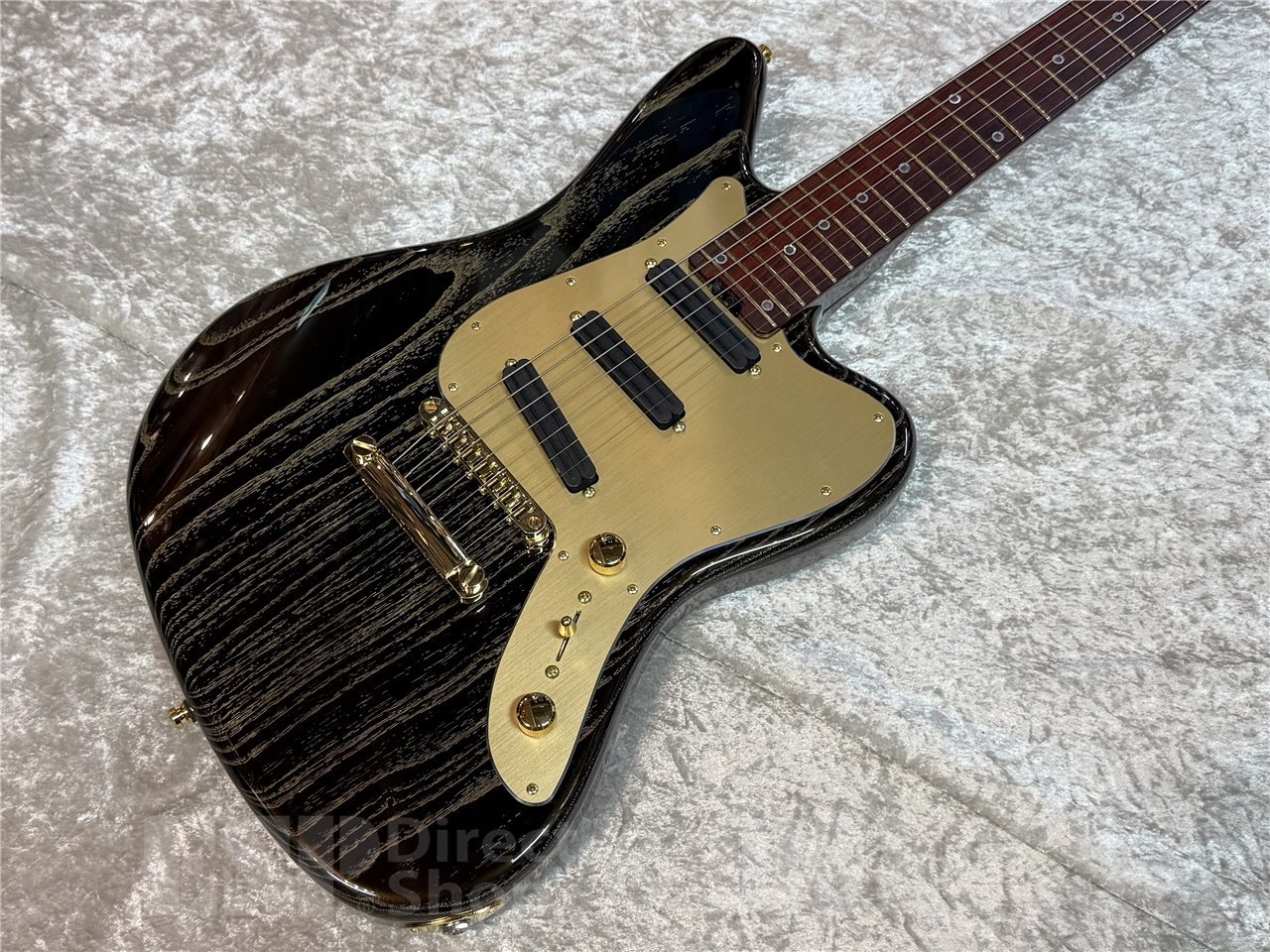 ESP ORDER MADE XJ TYPE (Gold Pearl Black in Gold Filler)（中古