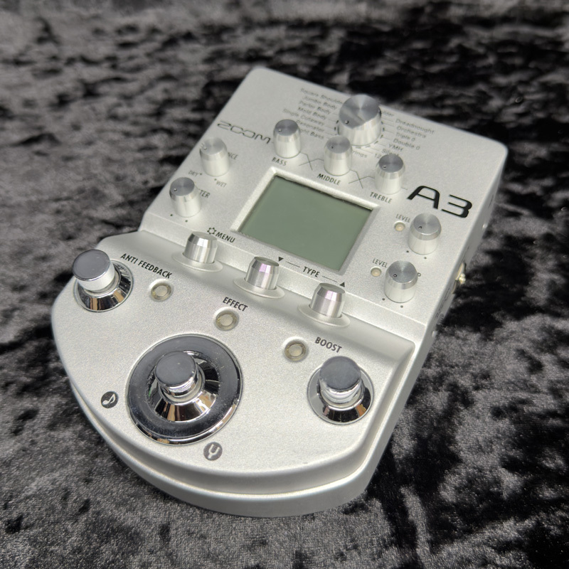 ZOOM A3 Pre-Amp & Effects for Acoustic Guitar 【新宿店】（中古