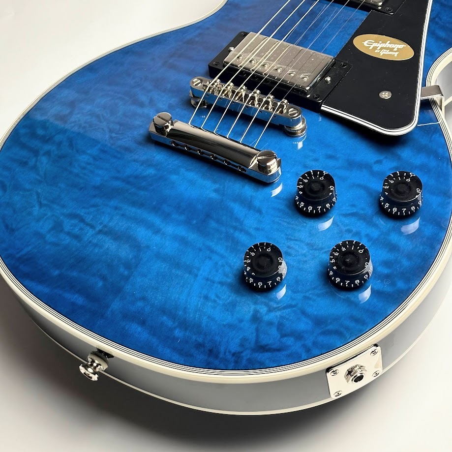 Epiphone Les Paul Custom Quilt（Viper Blue）（新品/送料無料