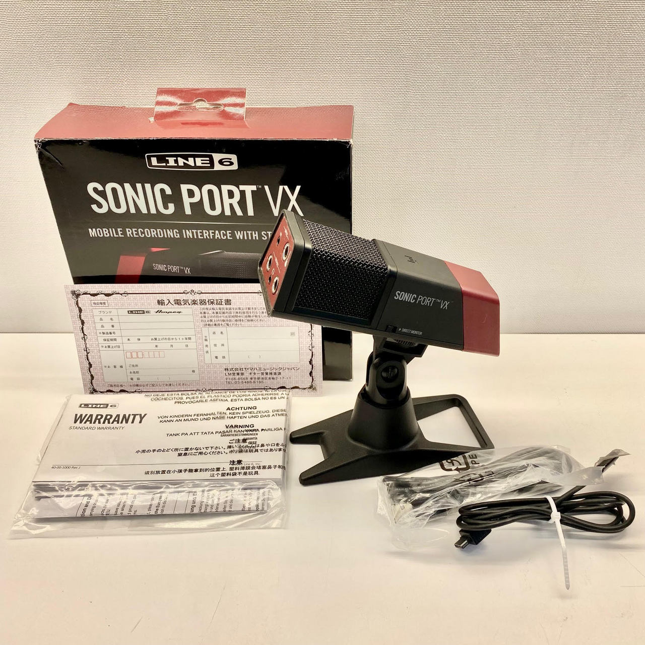 LINE 6 【長期展示品】SONIC PORT VX iOS/Mac/PC用（B級特価/送料無料