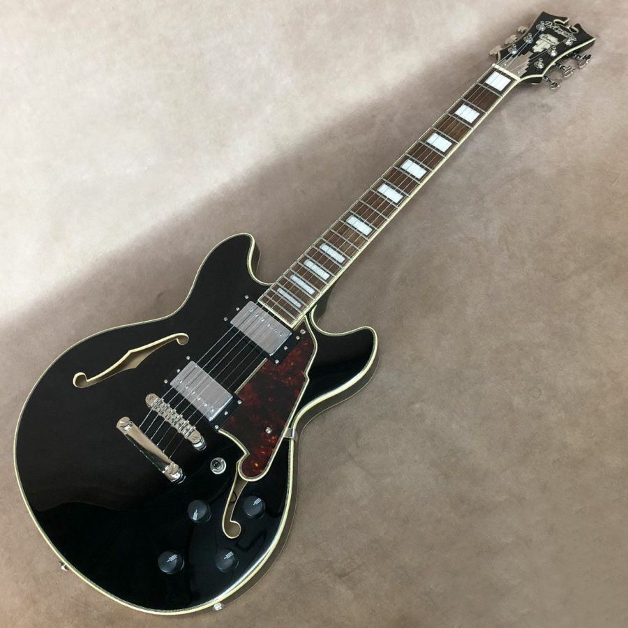 D'Angelico Premier Mini DC, Black（B級特価/送料無料）【楽器検索