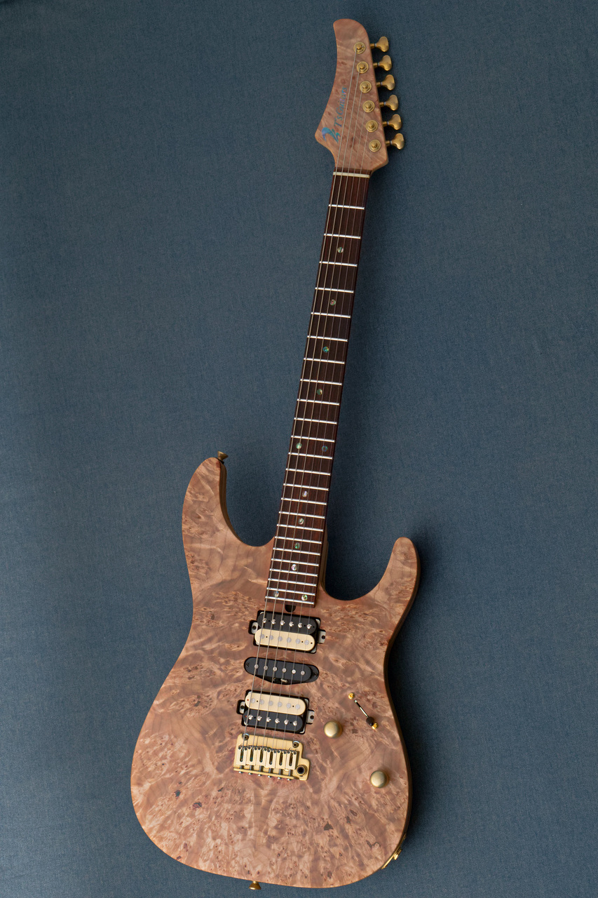 T's Guitars DST-Pro 24 5A Waterfall Burl Maple -Natural Matt