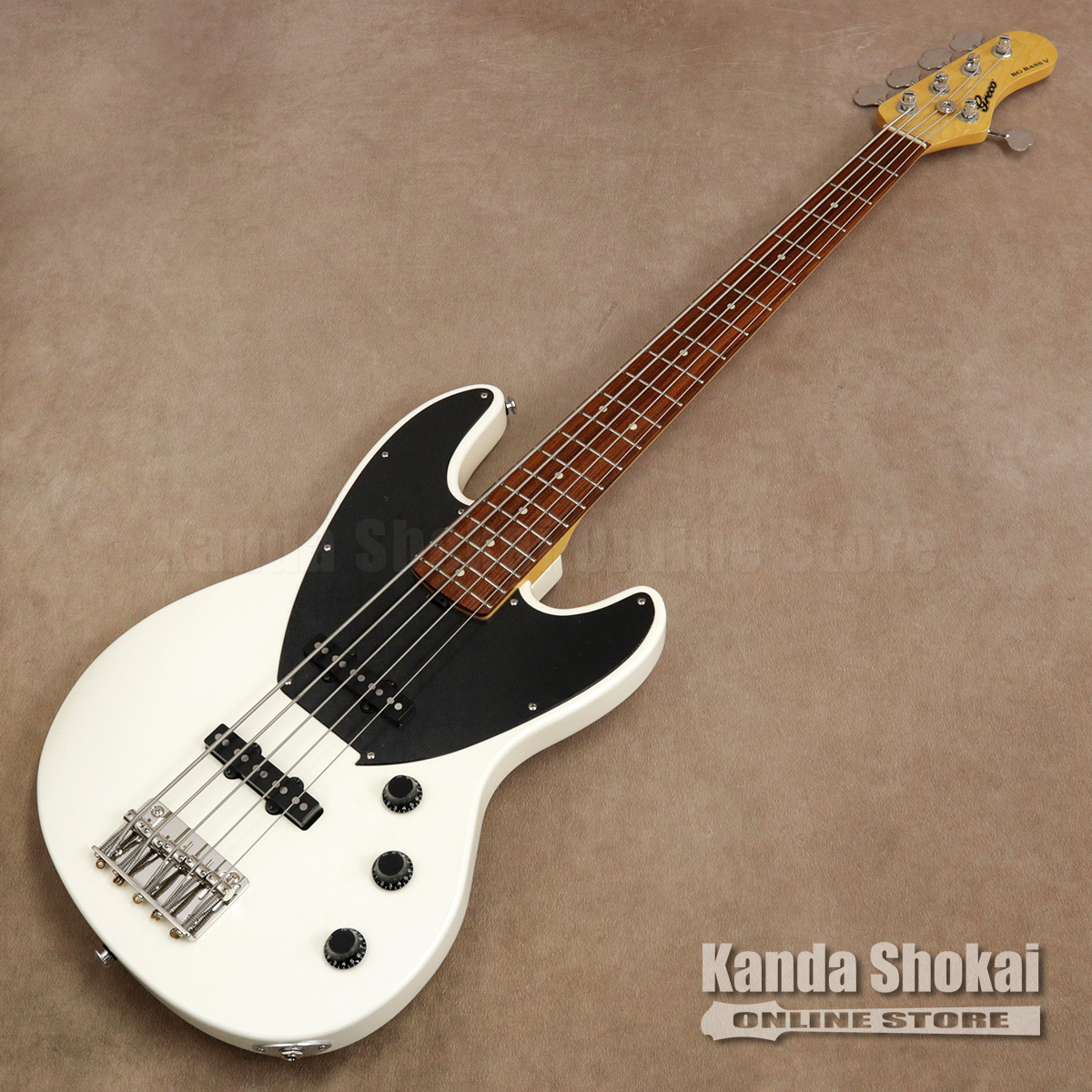 Greco BGB-1600, White / Pau Ferro Fingerboard（新品特価/送料無料）【楽器検索デジマート】