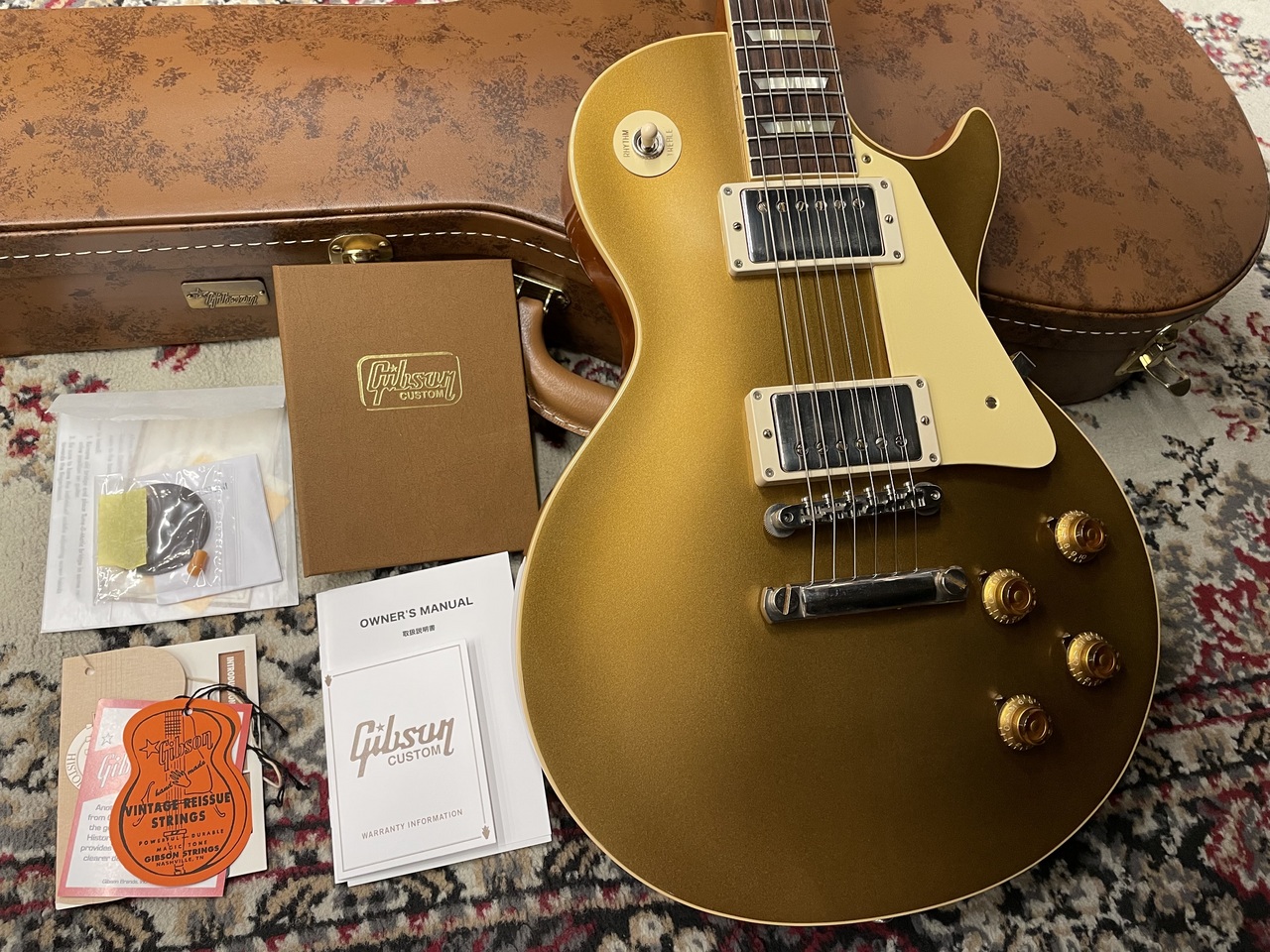 Gibson Custom Shop 【良鳴り個体】Historic Collection 1957 Les Paul Gold Top Reissue VOS (#731401) Double Gold
