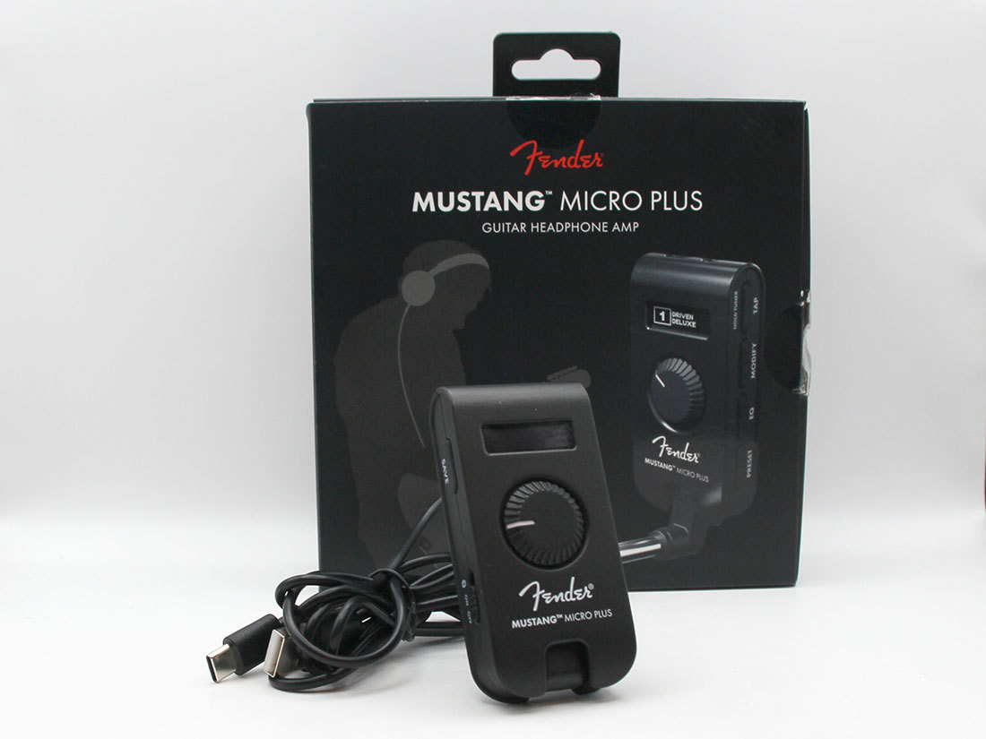 Fender Mustang Micro Plus 美品 SONYイヤホン付 Fender Mustang Micro