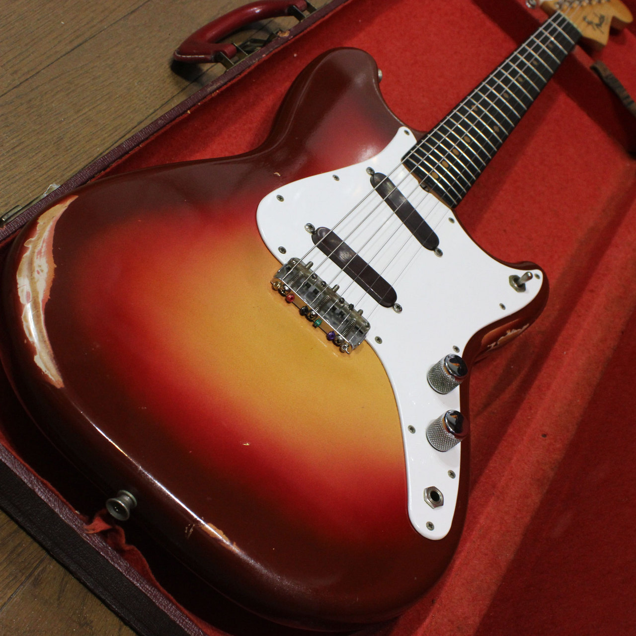 Fender Duo Sonic 1963 Duo Sonic Maroon Burst エビ茶色バースト 1963 