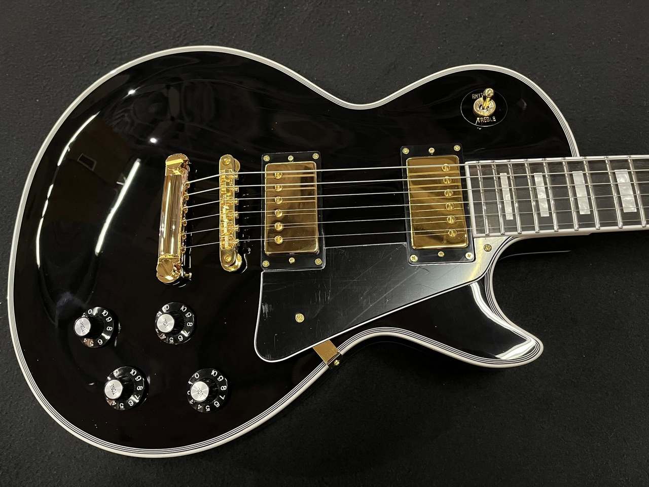 Edwards 黒レスポール Edwards Les Paul Custom Black Electric Guitar Used Product