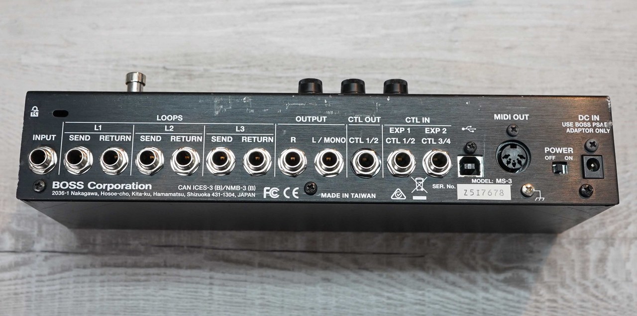 BOSS MS-3 Multi Effects Switcher （中古）【楽器検索デジマート】