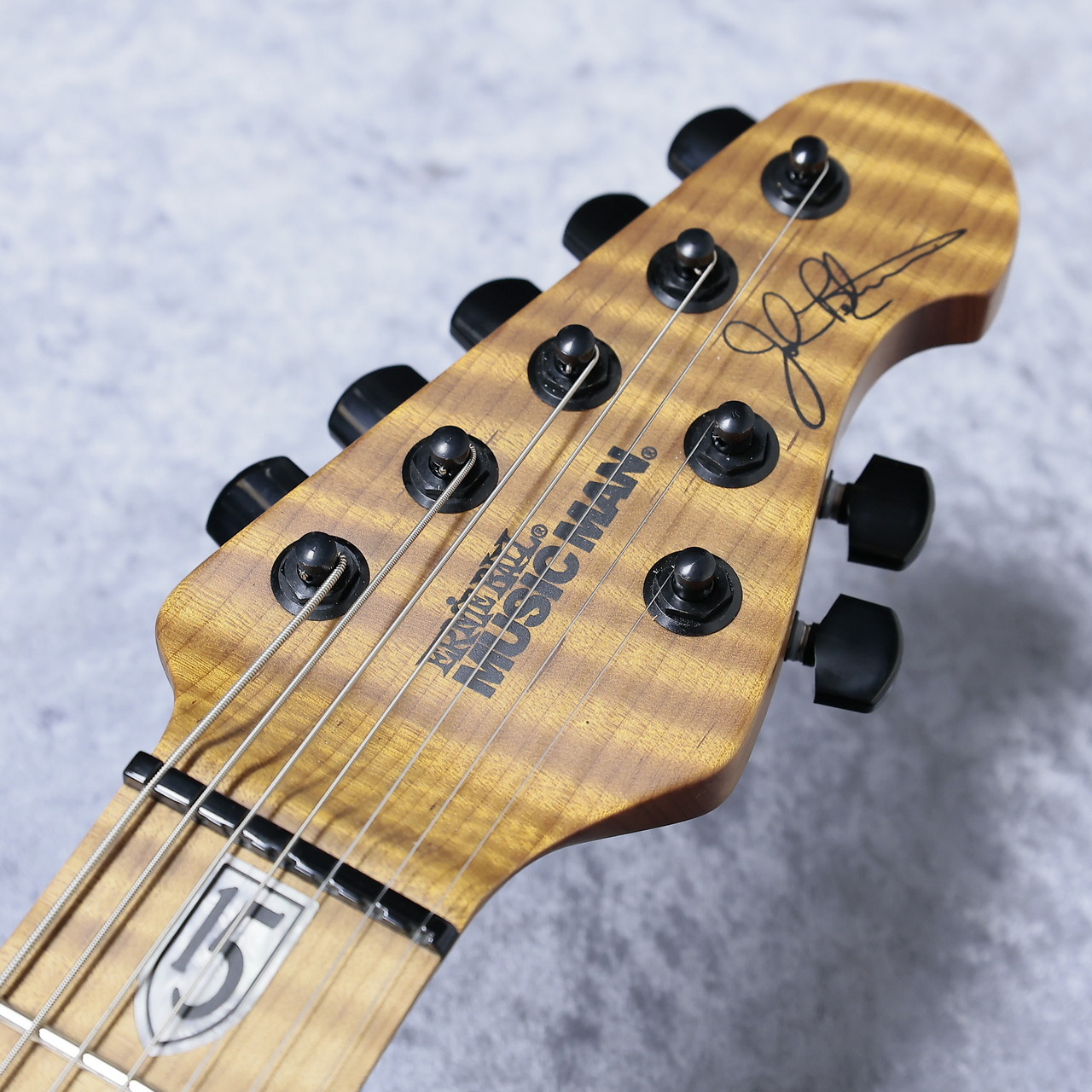 MUSIC MAN JP15 7 Strings Quilt Top 「 Trans Black Burst」 祝