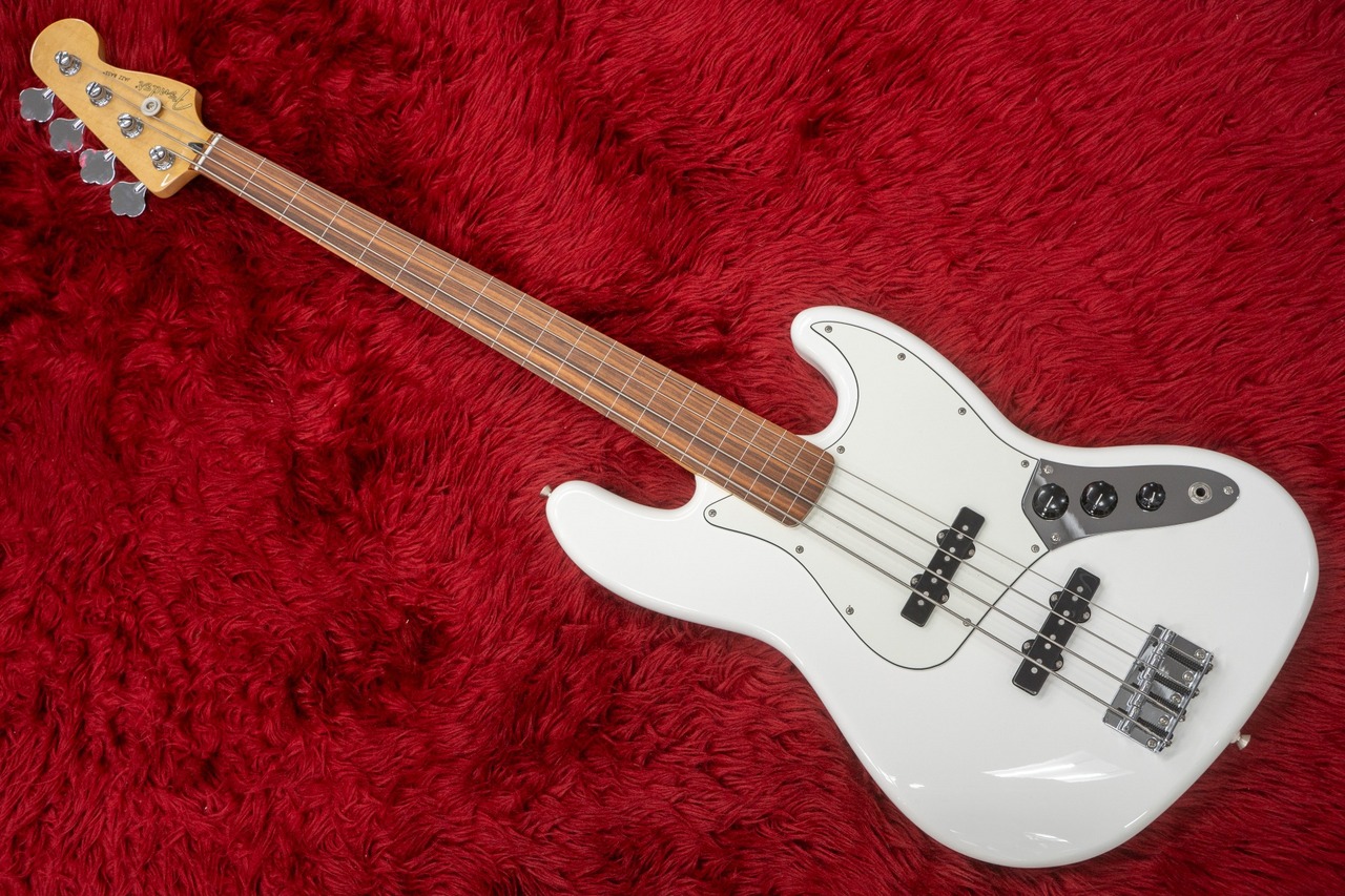 Fender Player Jazz Bass Fretless Polar White 2018 4.325kg