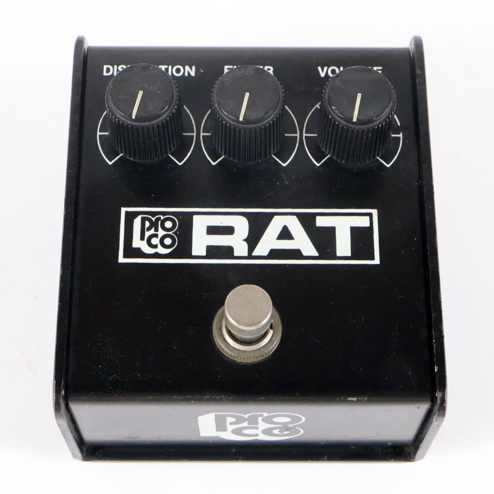 Proco　RAT Black Face　86年　プロコ　ラット　エフェクター ProCo RAT Black Face 1986 [中古] - 楽器堂オンラインショップ