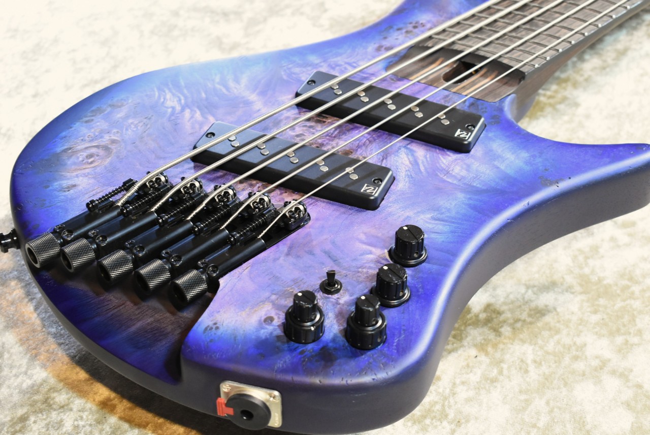 Ibanez EHB1505MS PLF 5弦ベース Ibanez Bass Workshop EHB1505MS Bass Guitar - Pacific Blue Burst